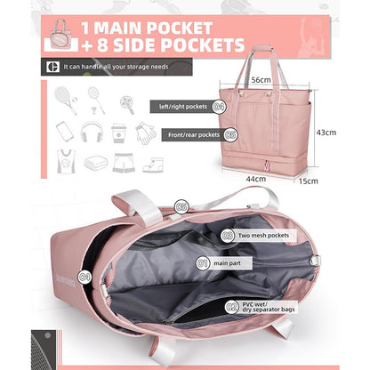 Versatile Tennis Equipment Tote Acalora