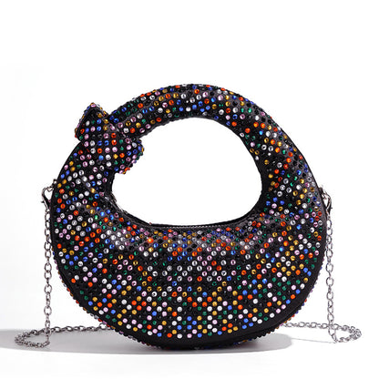 Chic Rhinestone-Embellished Handbag Acalora