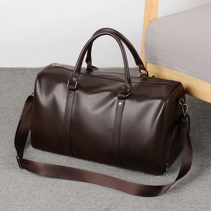 Elegant Synthetic Leather Travel Duffel Bag Acalora