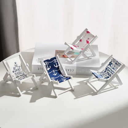 Miniature Beach Chair Figurine