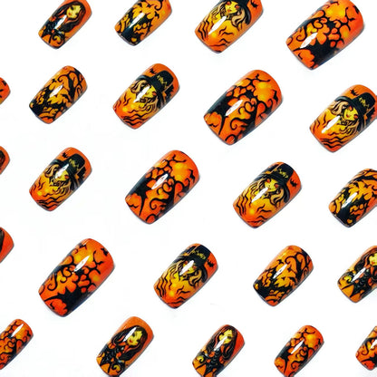 Halloween-Inspired Artistic Nail Art Acalora