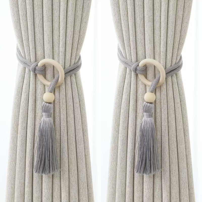 Elegant curtain tieback with tassels Acalora