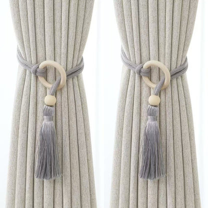 Elegant curtain tieback with tassels Acalora