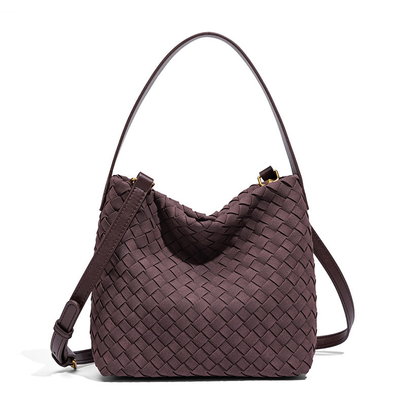 Textured Vegan Leather Crossbody Bag Acalora
