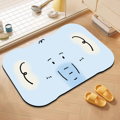 Cute Cat-Themed Bath Mat