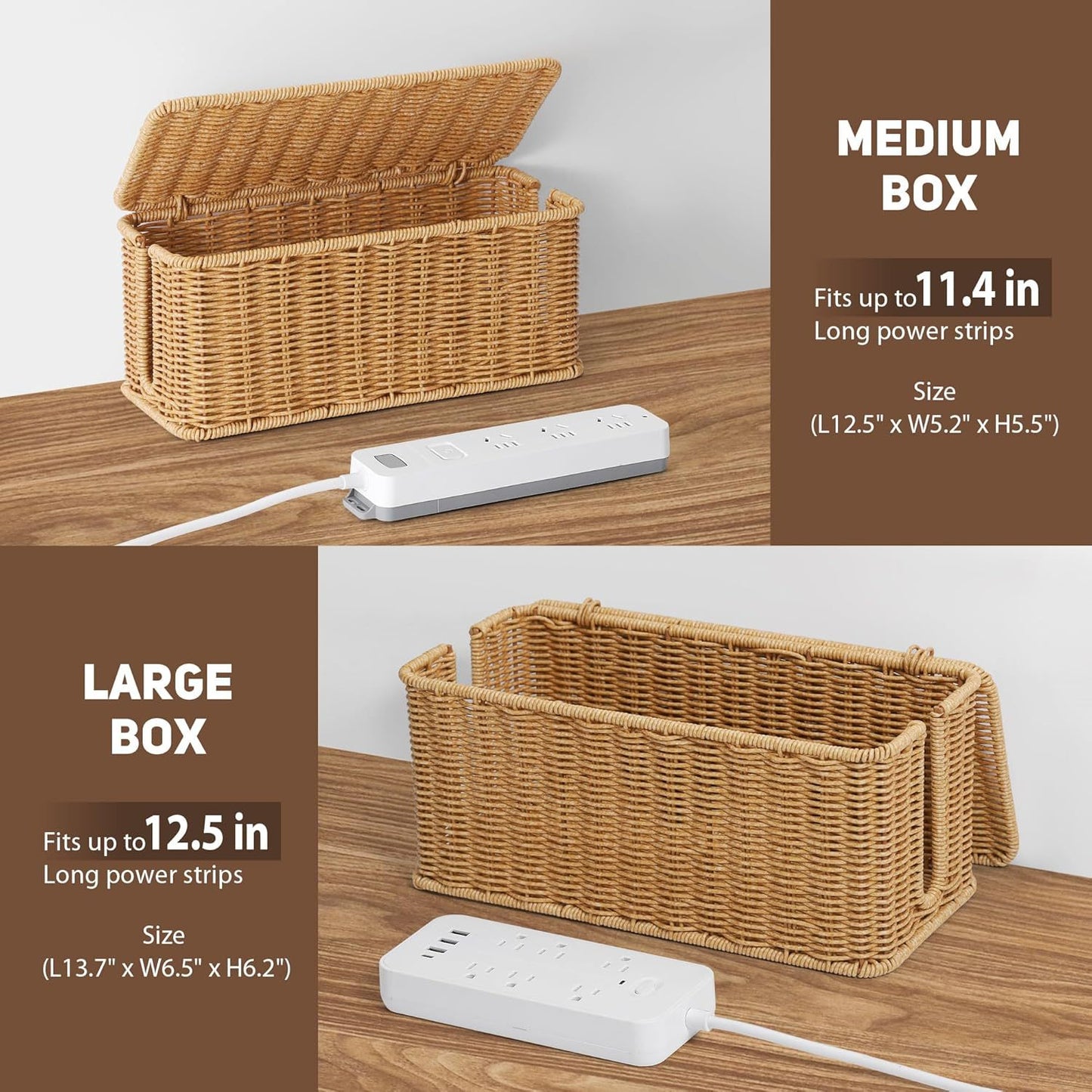 Practical Electronics Organizer Basket Acalora