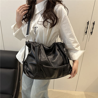 Luxurious Faux Leather Travel Tote Bag Acalora