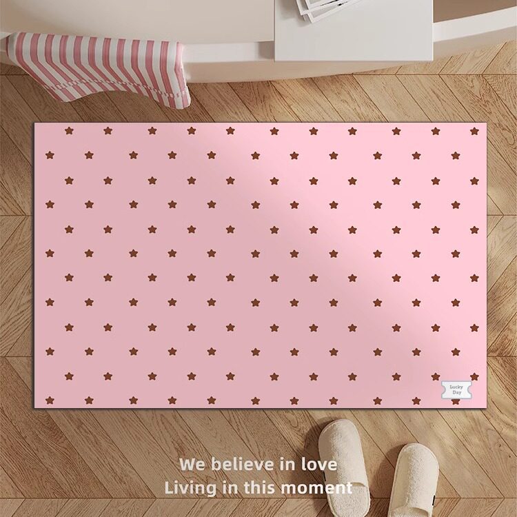 Decorative Star-patterned Bath Mat