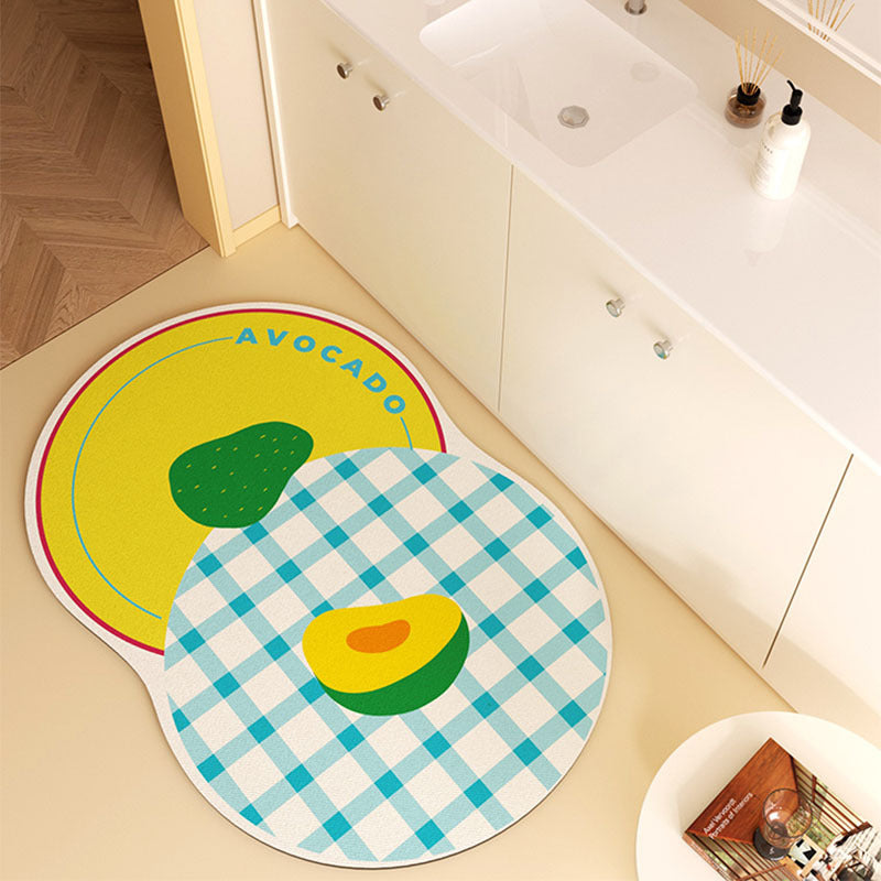 Fun Donut-Themed Bath Mat