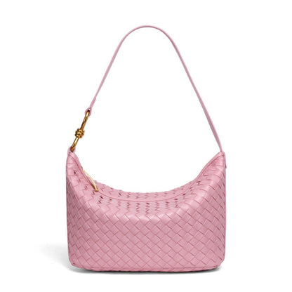 Stylish Woven Leather Handbag Acalora