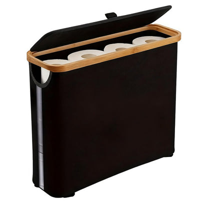 High-quality laundry basket with lid and handle Acalora