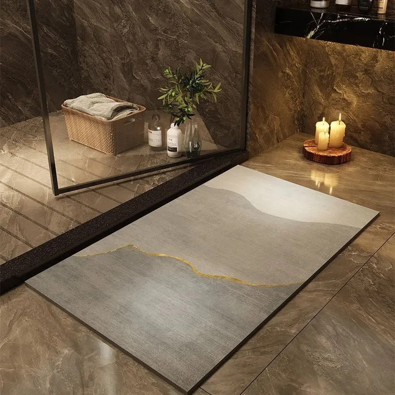 Modern Geometric Bath Mat