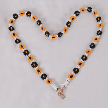 Hand-knotted flower holder Acalora