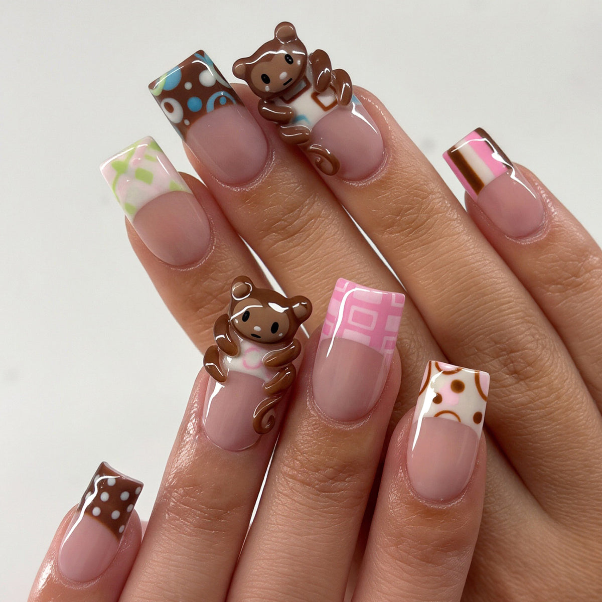 Playful Cartoon-Themed Nail Art Acalora