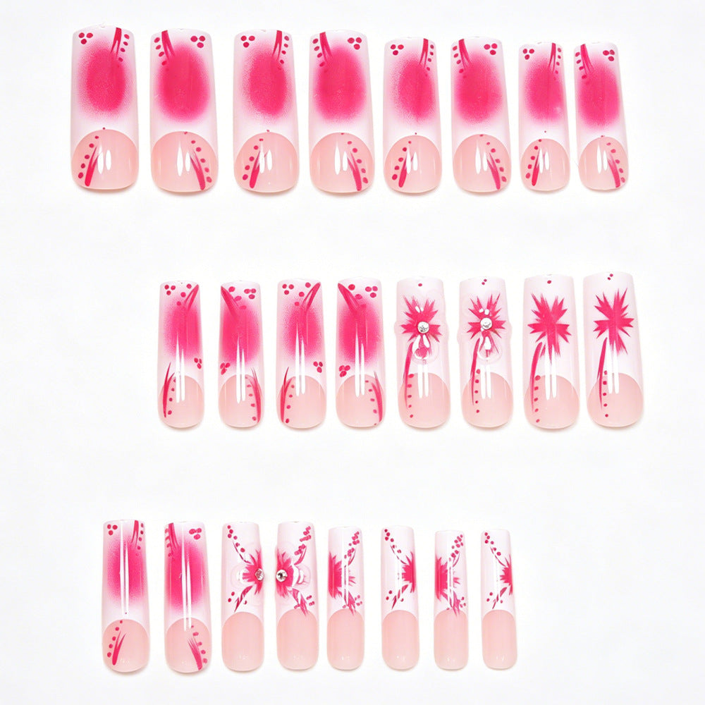Artistic Floral Stiletto Nail Art Set Acalora