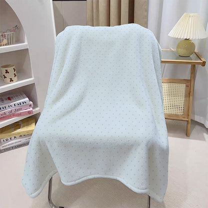 Cozy Dot Pattern Throw Blanket
