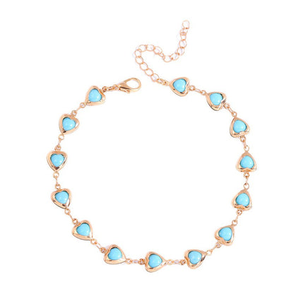 Charming Heart-Shaped Statement Bracelet Acalora