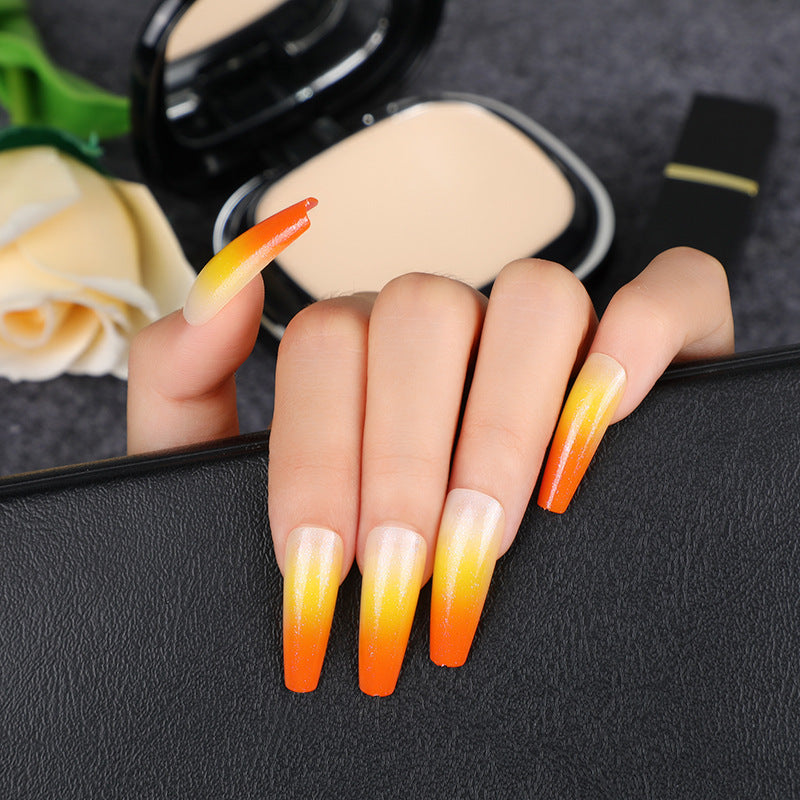Glamorous artificial nails with gradient Acalora