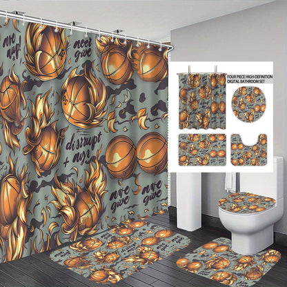 Creative Universe-Themed Bathroom Set