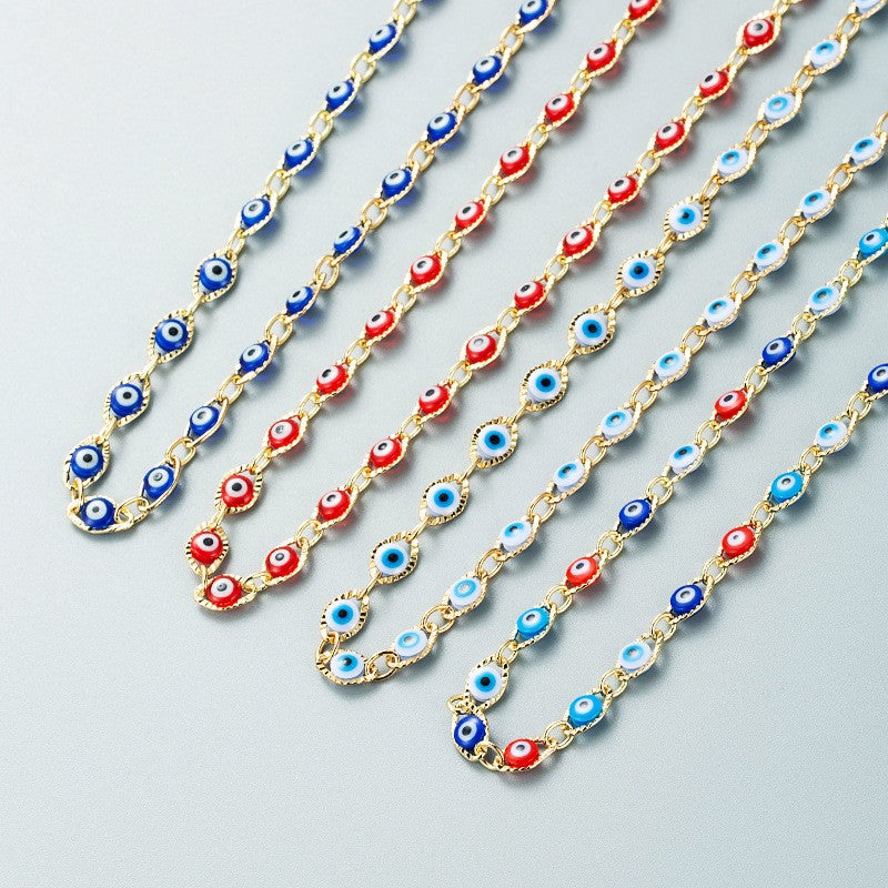 Evil Eye Protective Eyewear Chain Acalora
