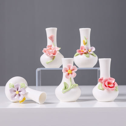 Floral Ceramic Vase