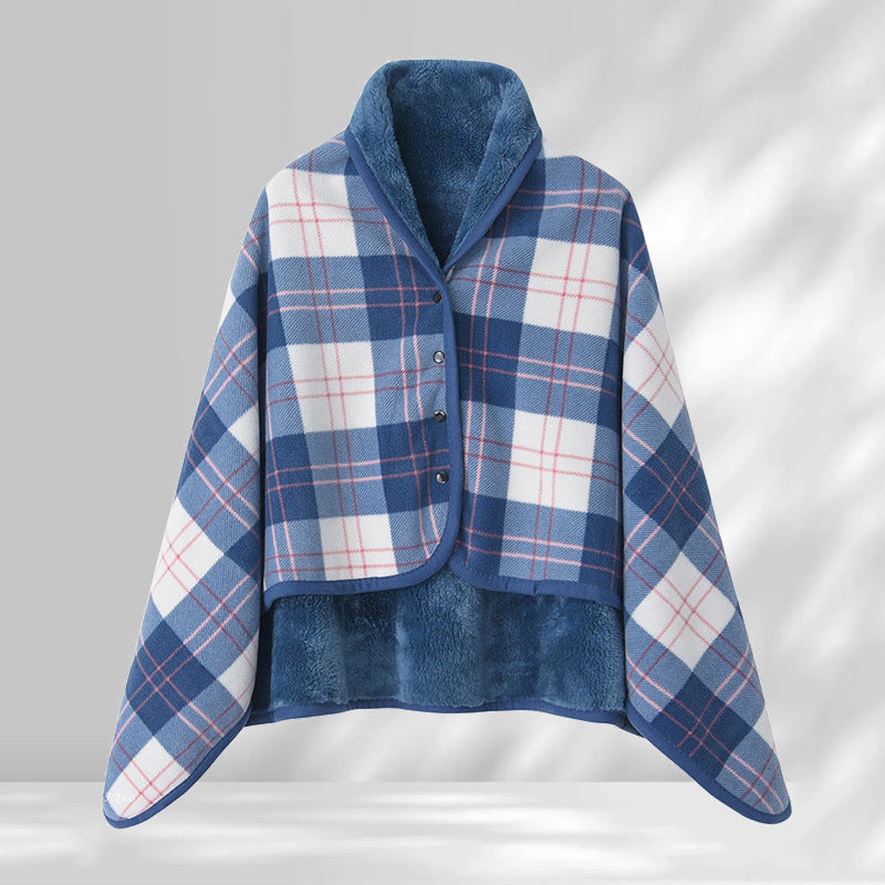 Ladies elegant warmkeeping poncho blanket Bowlift