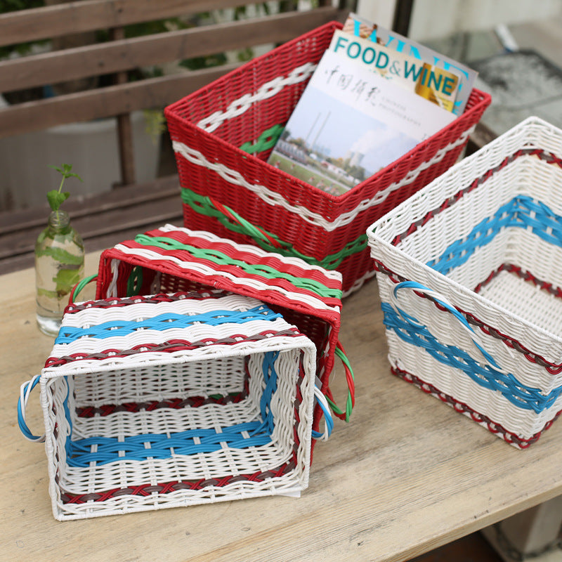 Sparkling storage basket with carrying handle Acalora