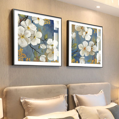 Flower inspired framed artwork set