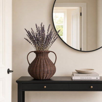 Deko-Vase Made of Rattan Acalora