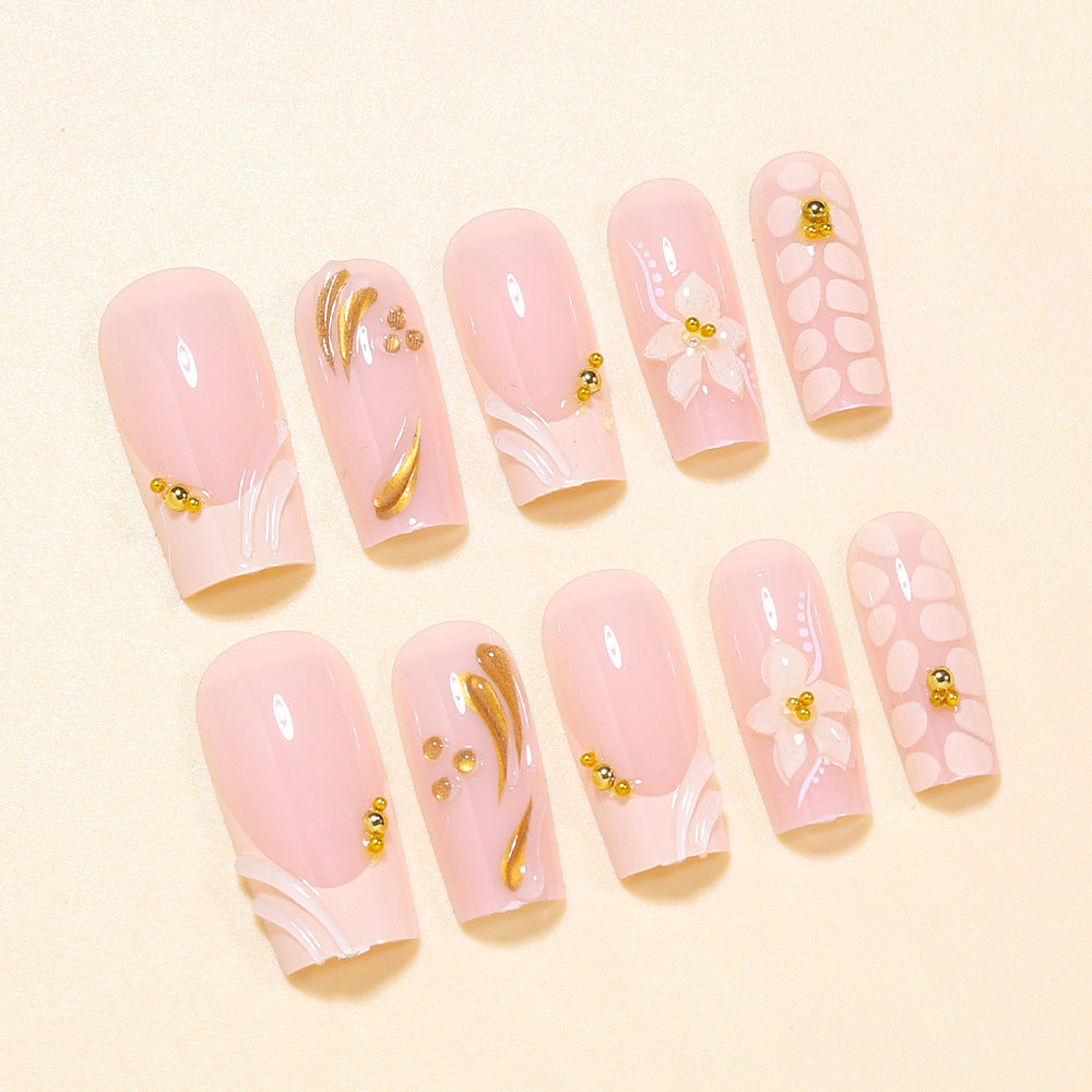 Decorative 3D Floral Nail Art Tips Acalora