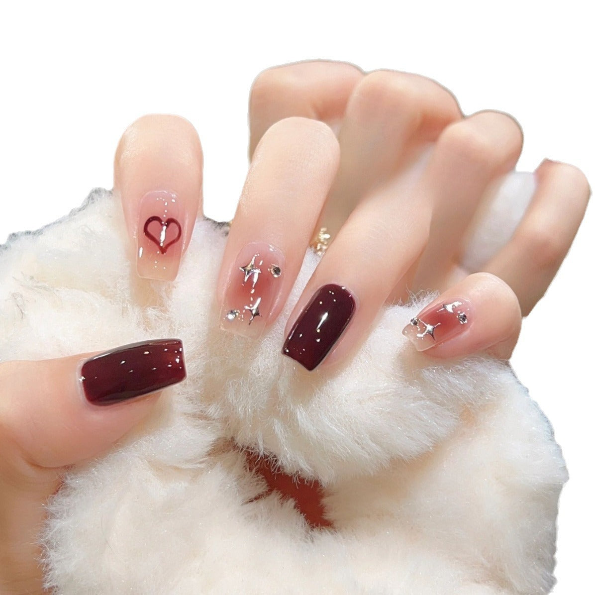 Glitter Ombre Press-On Nails Acalora