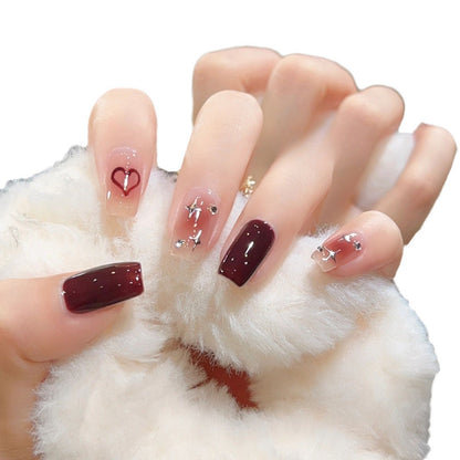 Glitter Ombre Press-On Nails Acalora