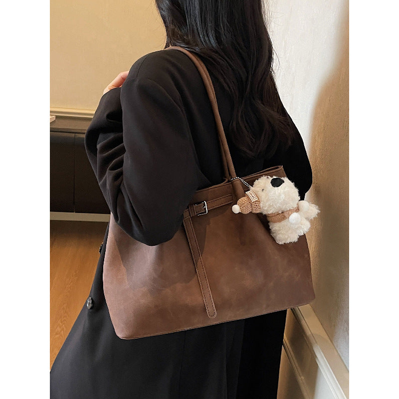 Versatile Leather Tote Bag Acalora