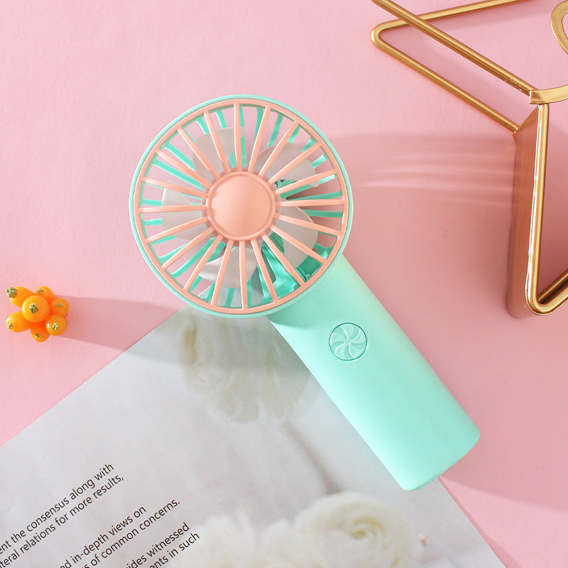Women's Portable Cool Fan with ergonomic handle Karnz