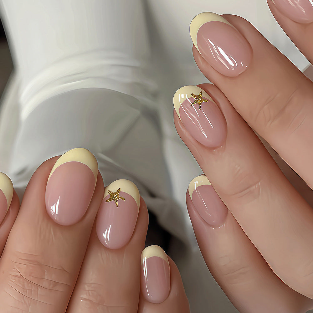 Elegant Starfish Accent Nail Art Set Acalora