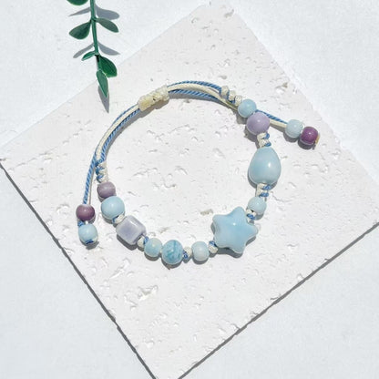 Adjustable Beaded Charm Bracelet Acalora 1788857084