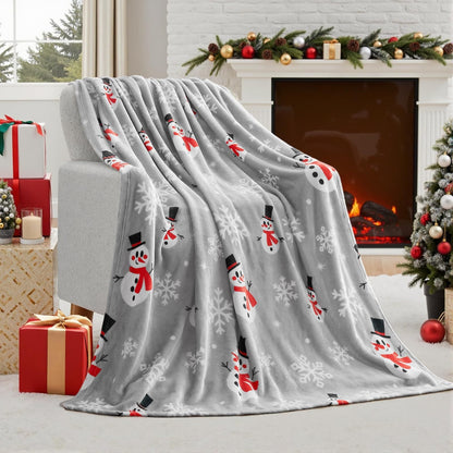 Skanto | Christmas Blanket Soft Flannel Christmas Plush Holiday Throw
