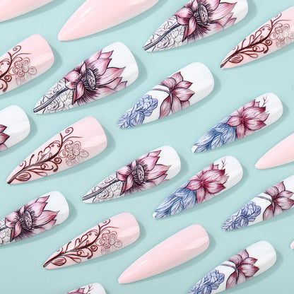 Artificial nails in floral design Acalora