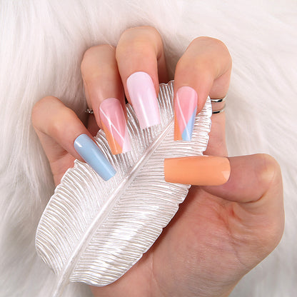 Artificial nail set with unique patterns Acalora