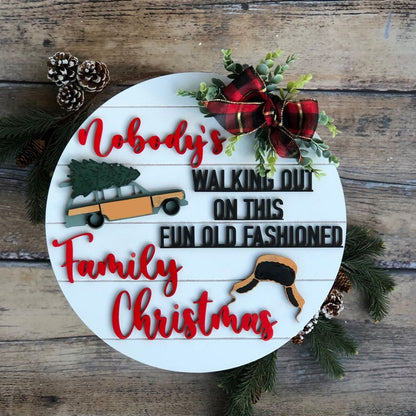 Skanto Skanto | Fun Christmas Holiday Themed Door Hanger