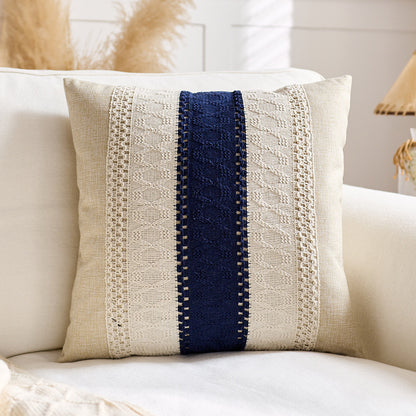 Decorative Knit Textured Throw Pillow