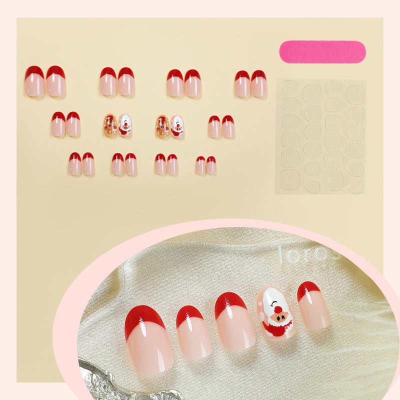 Festive Press-On Nail Art Set Acalora