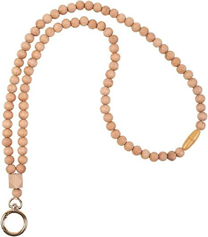 Elegant Wooden Beaded Eyewear Chain Acalora