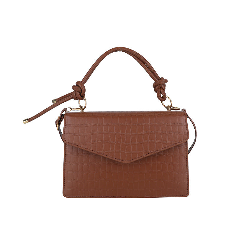 Crocodile-Embossed Handcrafted Crossbody Bag Acalora