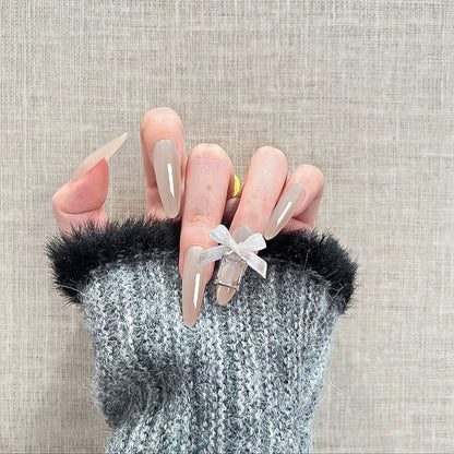 Elegant artificial nail tips with a glossy finish Acalora