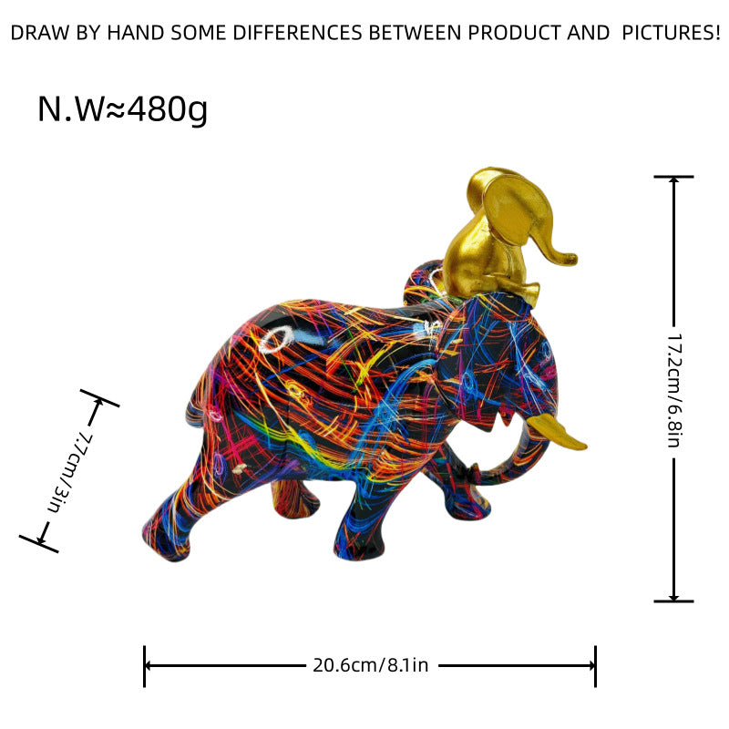 Decorative Elephant Figurine Acalora