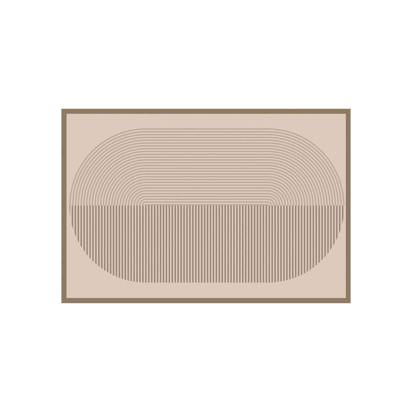 Geometric Pattern Soft Memory Foam Bath Mat Acalora