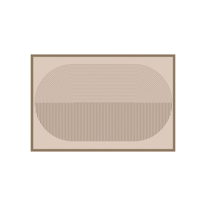 Geometric Pattern Soft Memory Foam Bath Mat Acalora