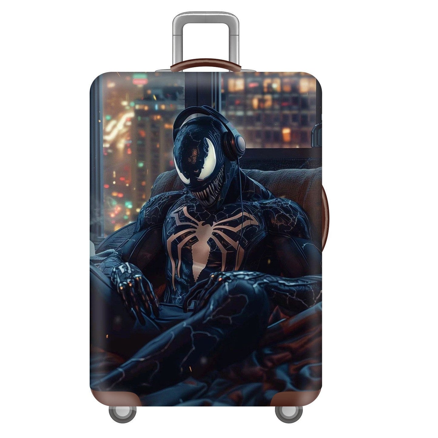 Unisex hard-shell travel suitcase with playful Snoopy motif Brehn