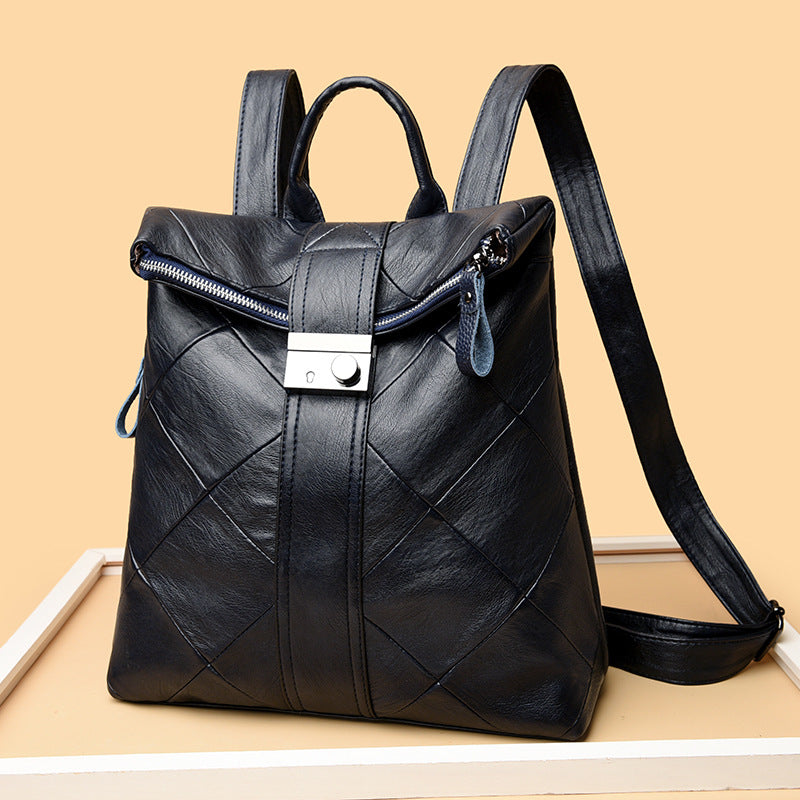 Chic Textured Backpack Acalora